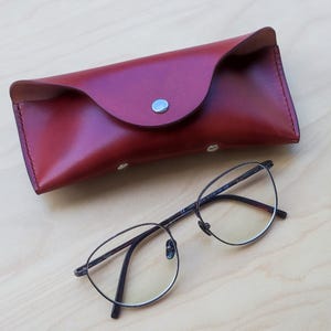 Glasses case glasses box glasses bag glasses cover genuine leather made in Germany