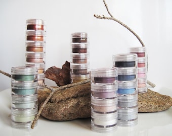 3 pc - Natural Mineral Stackable Eye Shadows and Liners