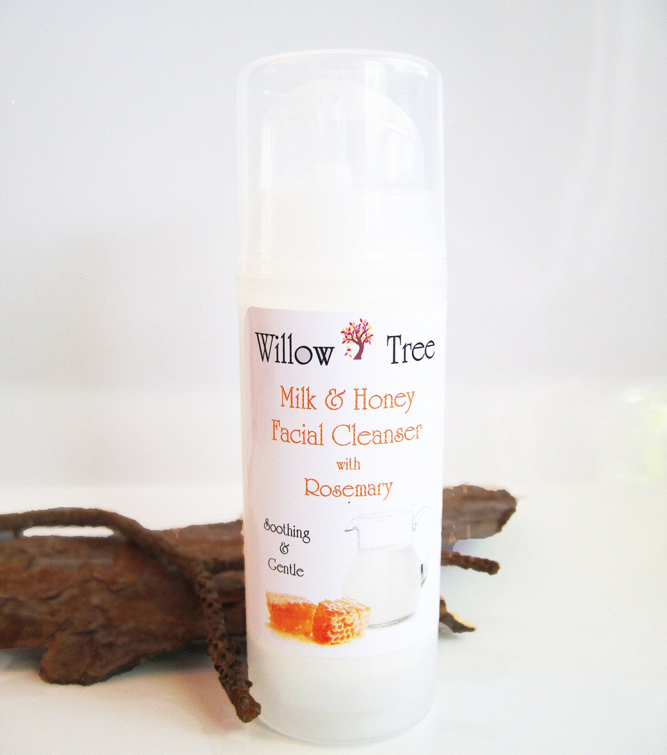 Travel Size Milk and Honey Facial Cleanser 1 Oz. Organic Etsy