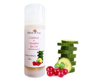 Cranberry & Cucumber Eye Gel with Resveratrol- 1 oz. Organic and Natural