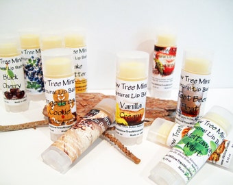 Bálsamo labial delicioso totalmente natural