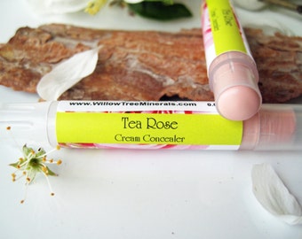 Tea Rose - Natural Pink Cream Concealer/ Eye Shadow Primer -Twist Tube