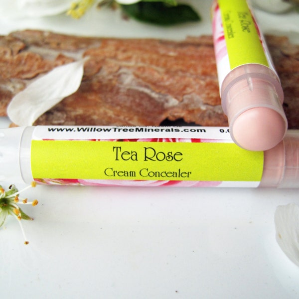 Tea Rose - Natural Pink Cream Concealer/ Eye Shadow Primer -Twist Tube