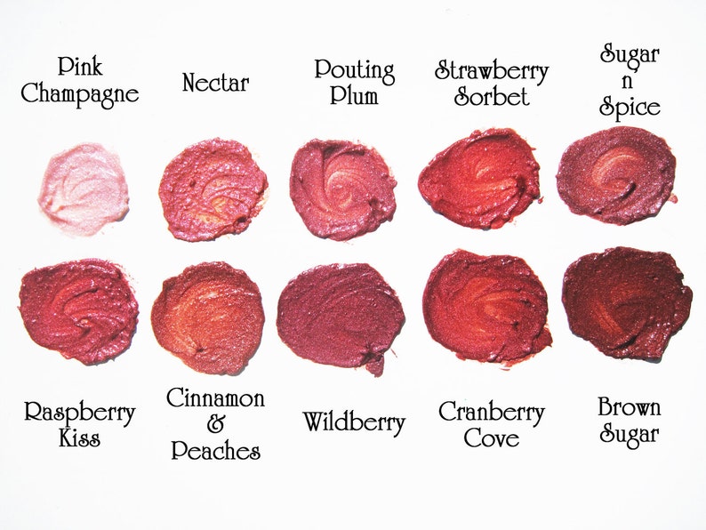 Raspberry Kiss All Natural Mineral Lip Shimmer image 5