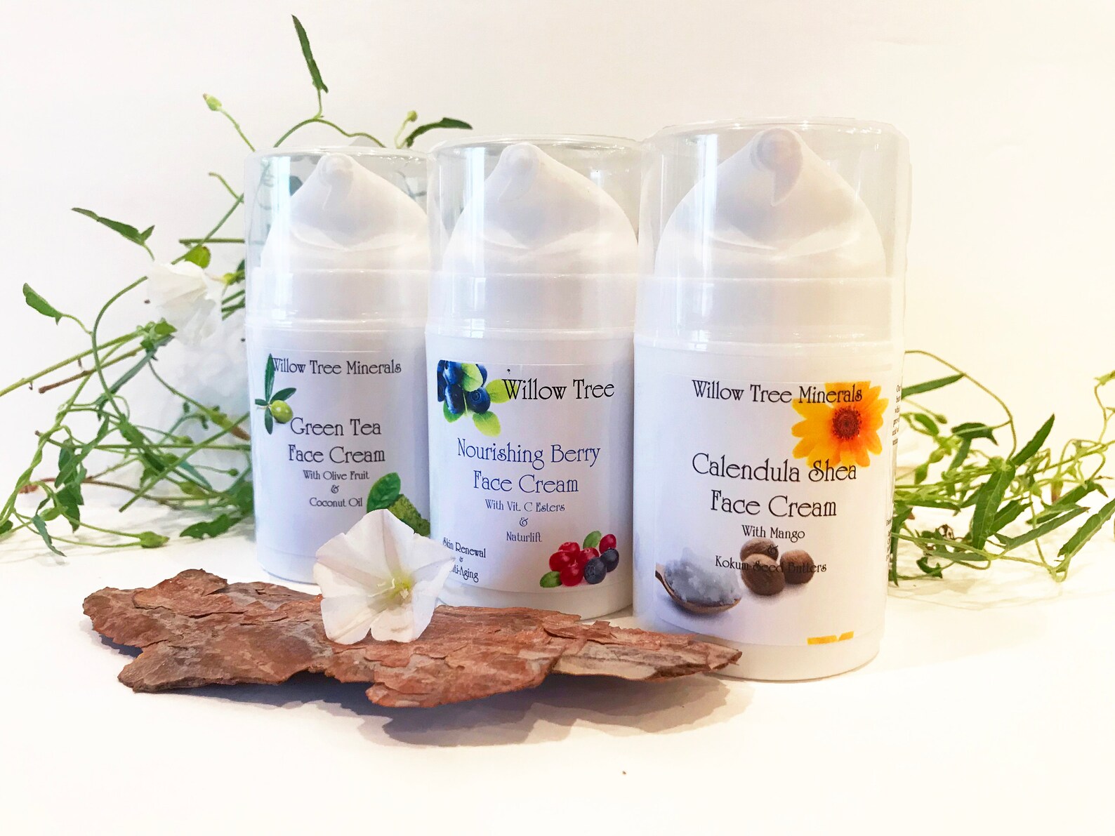 Green Tea Face Cream With Olive Fruit and Coconut Oil 1.7 Etsy