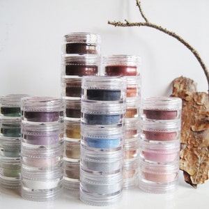 5 pc - Natural Mineral Stackable Eye Shadows and Liners