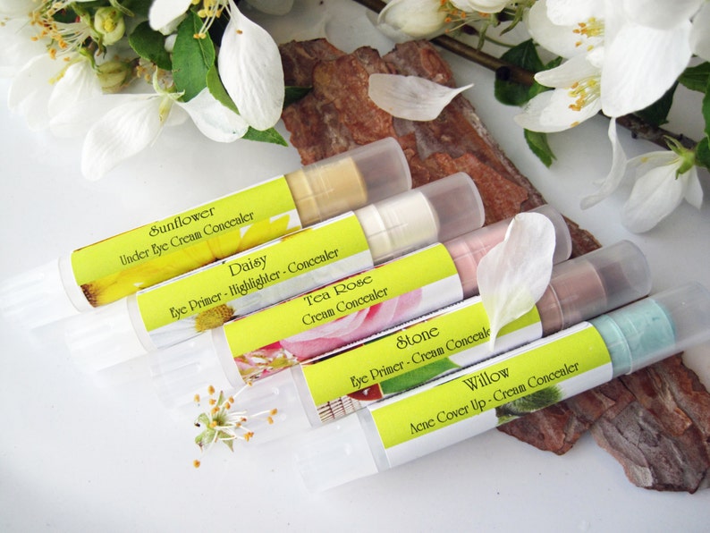 Stone Natural Tinted Eye Primer/ Cream Concealer Twist Tube image 2