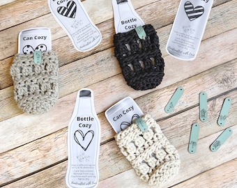 Printable Can & Bottle Cozy Insert Template (PDF)