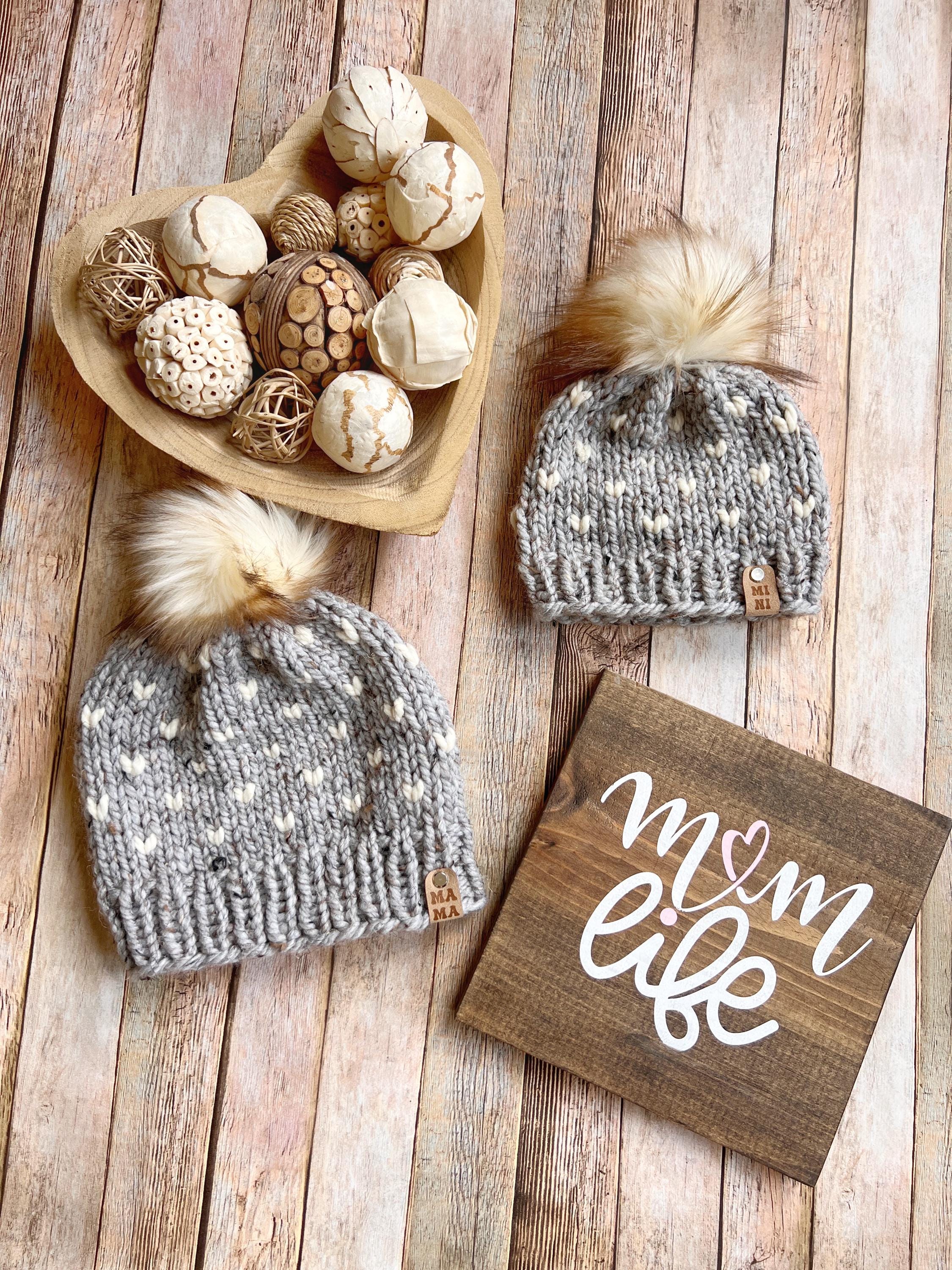 Mom & Me Knit Hat - Etsy