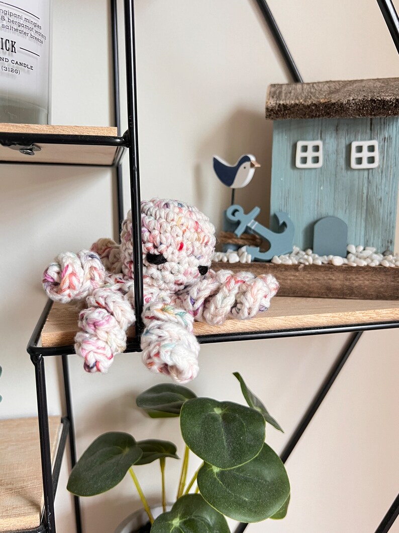 Mini Octopus Toy, Pocket Octo, Mini Snuggle Buddy, Crochet Sea Creature