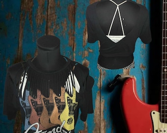 Distressed Vintage Fender Shirt