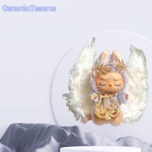 Labubu Angel Clothes, 15cm/17cm Labubu Baby Clothes , Labubu Costume, Labubu White clothes, Labubu Angels uniform, Labubu Angel doll dress