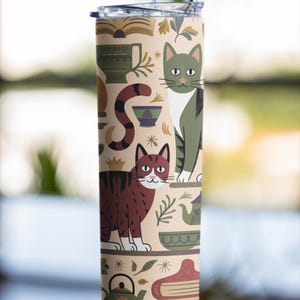 Elegant Feline 20oz Skinny Tumbler