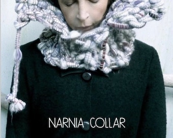 Narnia Collar Knitting PATTERN, create a unique cowl, DIY fashion, cosplay, easy Harajuku style (PDF)