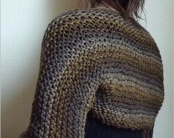 Original Outlander Caledonia Shrug Strickanleitung, authentisches Outlander-Kleidungsstück, keine Replik, exakter Shrug, wie er von Claire getragen wurde (PDF)