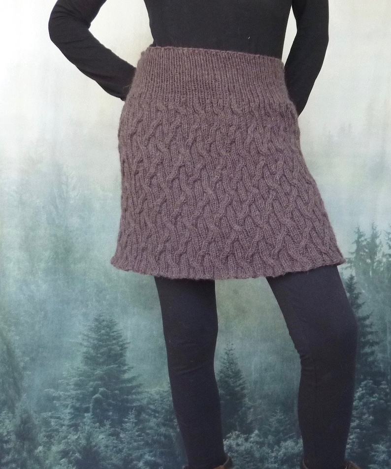 Ancestors Skirt Knitting Pattern Knit Any Size Use Any Etsy