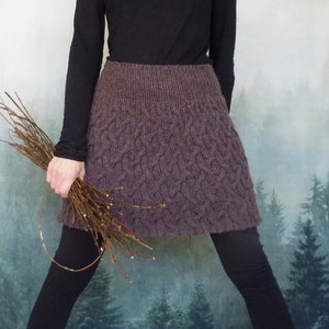 Ancestors Skirt Knitting Pattern - knit ANY size, use any yarn, easy to knit, easy to wear knit skirt (PDF)