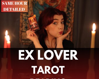 Brutally Honest Tarot Reading: Ex-Lover Insight (PDF Format, Same Day Delivery Available)