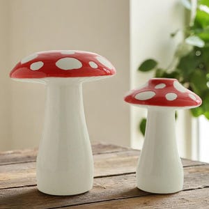 Mushroom Vase, Funky Home Decor, Dopamine Decor, 3d Vase, Unusual Vase, Vase Ceramique, Modern Ceramic Vase, Whimsical Fairy Core Decor