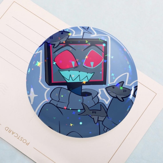 Shark Vox Pin!!! | HAZBIN HOTEL - Etsy