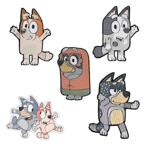 Bluey Iron On Patches