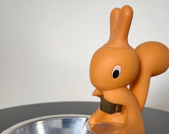 vintage ALESSI squirrel NUTTY the cracker nutcracker nut dish by stefano giovannoni