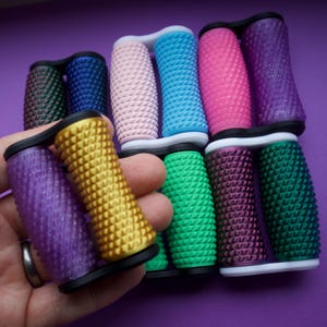 Textured Sensory Fidget Roller – Portable 3D Printed Handheld Tactile Toy for Adults