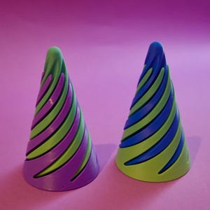 Spiral Passthrough Fidget Pair for Adults Desk Toy 19 colour options