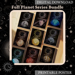 Poster-Set,Personalisierte Geburtskarte,Individuelle Astrologiekarte,Wohnkultur Poster, Symbolisches Geburtstagsgeschenk,Esoterische Kunst