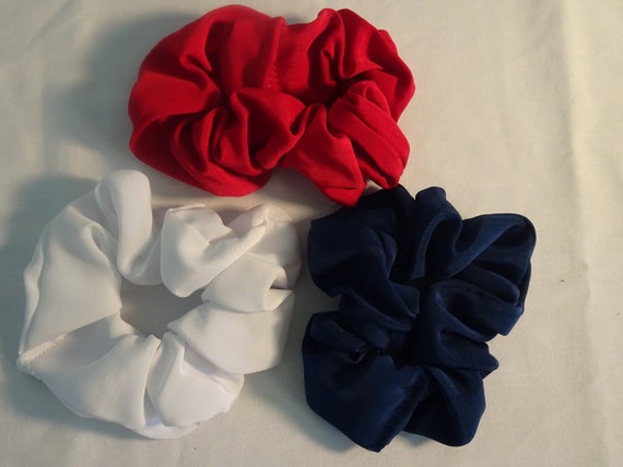 Hair scrunchies, ponytail holder, chiffon scrunchi