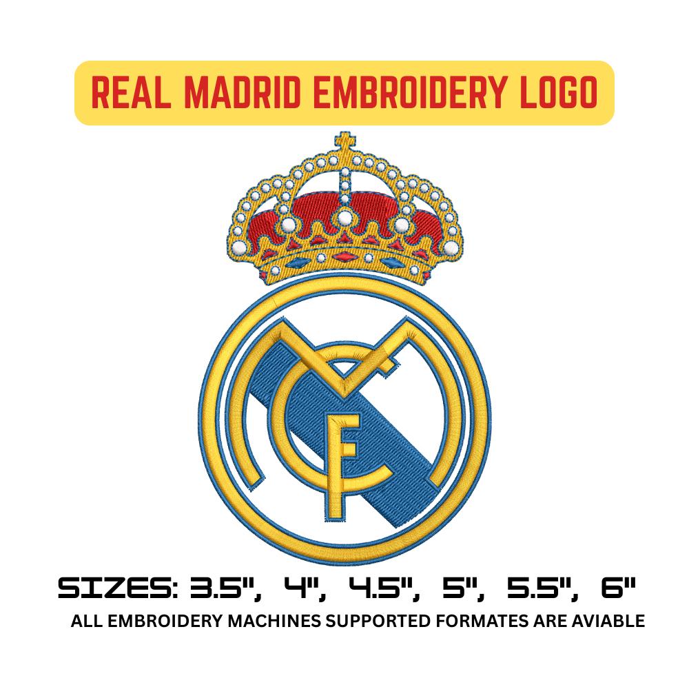 Sous-main Real Madrid Officiel 43x90 Cm - Blason Blanc, Rembourré Antidérapant