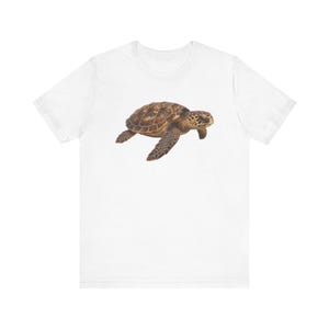 Loggerhead Sea Turtle Shirt, Sea Turtle T-Shirt, Ocean Life Tee, Ocean Lover Gift, Unisex