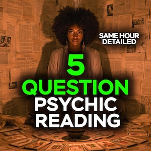 Le même jour Lecture de tarot en 5 questions, Lecture psychique brutale, Lecture de cartes de tarot, Lecture de tarot en 5 questions