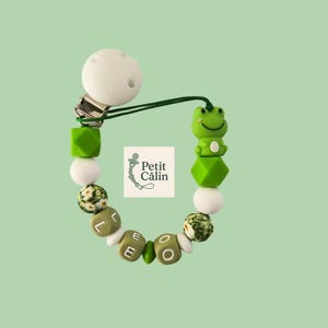 Pacifier clip, personalized pacifier clip with baby name, personalized pacifier clip, birth gift