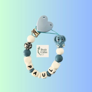 baby pacifier clips, birth gift, personalized pacifier clip
