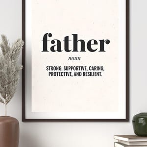 Father&#39;s Day Digital Art | Gift for Dad | Digital Poster | Father&#39;s Day Gift | Printable Wall Art | PDF + SVG |