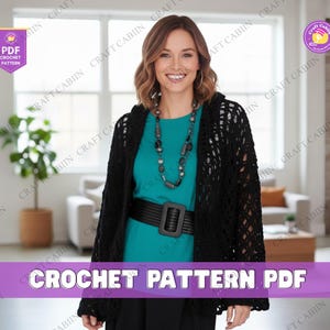 Crochet Swimsuit Coverup Pattern Beach Cover Up Crochet Pattern Summer Pullover Mesh Lace Crochet Coverup PDF Instant Download