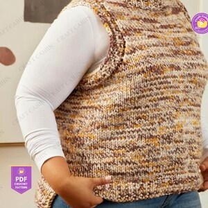 Red Wool Knit Vest Women Handmade Crochet Alpaca Sweater Vest Soft Knitted Sleeveless Sweater Tank Top Loose Fit Boho Knitwear