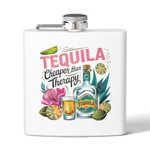 Funny Flask, Stainless Steel Travel Bottle, 6oz Gag Gift for Alcohol, Liquor, Whiskey Lovers, Drinking Accessories, Novelty Container