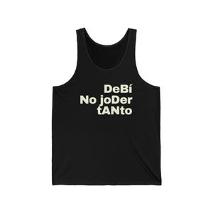 Debí Bunny Quote Unisex Jersey Tank - Comfortable and Stylish Summer Tee