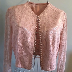 Gorgeous 1950s Lace Cover-Up -- Vintage (S/M)