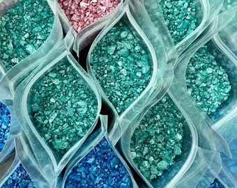 Sales de baño brillantes: europeas y de Epsom, regalo de spa hecho a mano