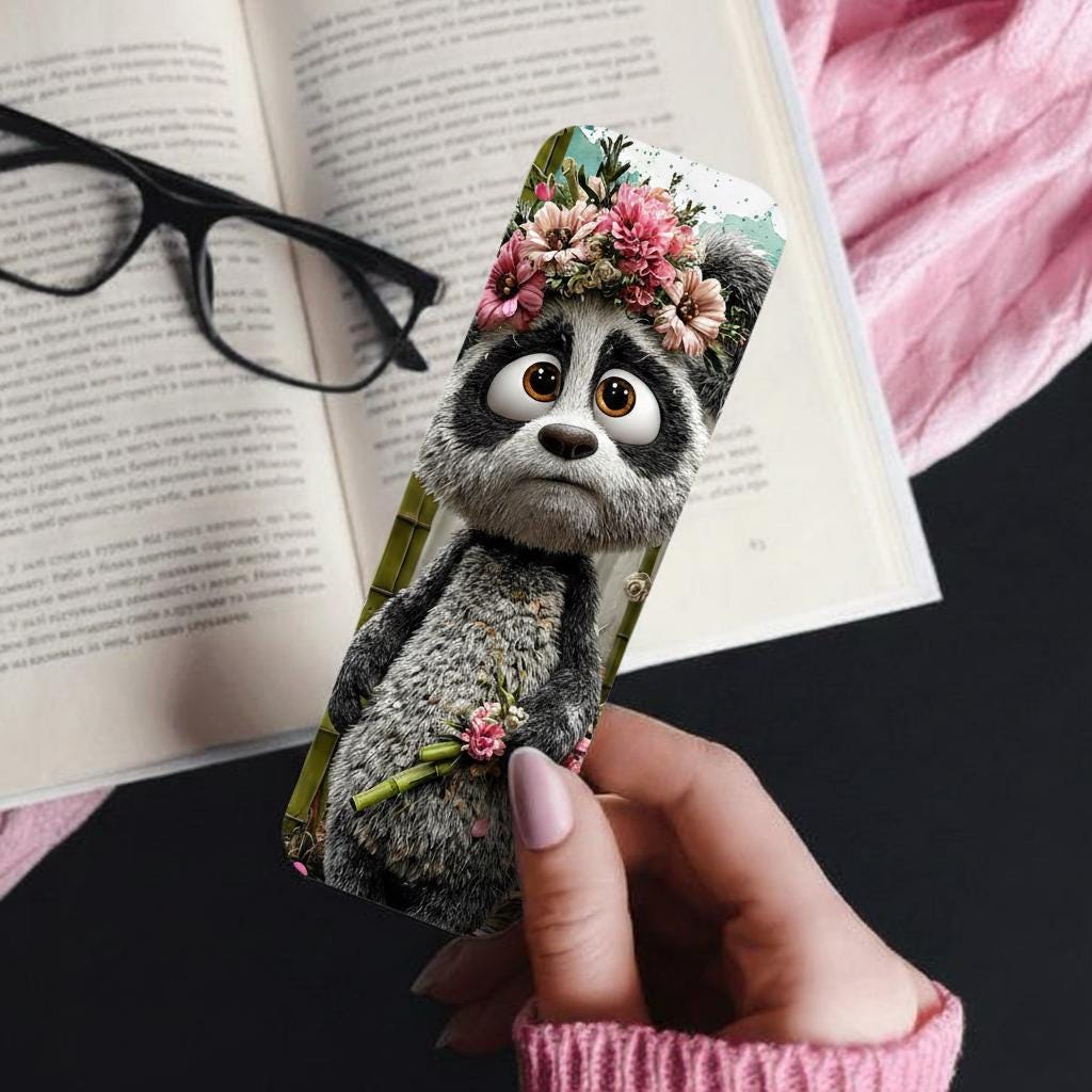 Cute Baby Bloom Animal Printable Bookmarks Kids Kawaii Floral Animal ...
