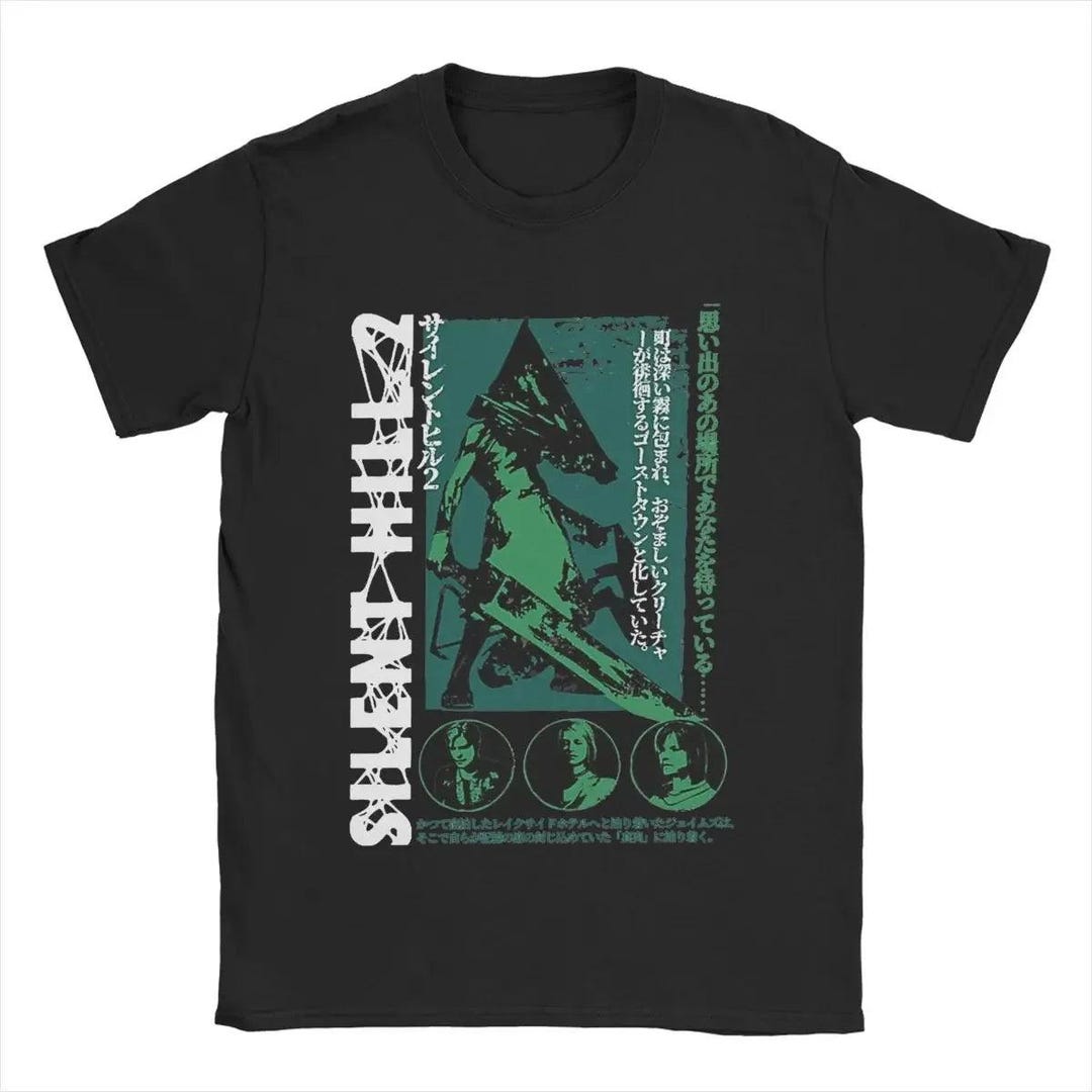 Men's Pyramid Head Silent Hill T Shirts Pure Cotton Tops Plus Size ...
