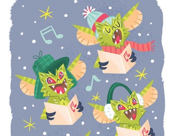 Gremlins Holiday Greeting Card (Individual)