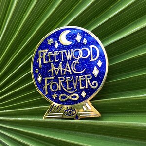 Fleetwood Mac Forever Crystal Ball Hard Enamel Cloisonne Glitter Pin Etsy