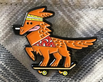 Sk8R Pup Enamel Pin