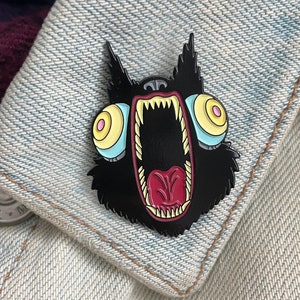 Over the Garden Wall The Dog Beast Glow in the Dark Enamel Pin