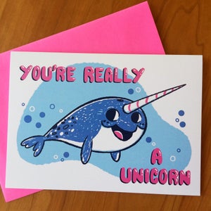 Eres realmente una carta narvala de unicornio