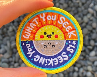 What You Seek Iron on Fabric Patch